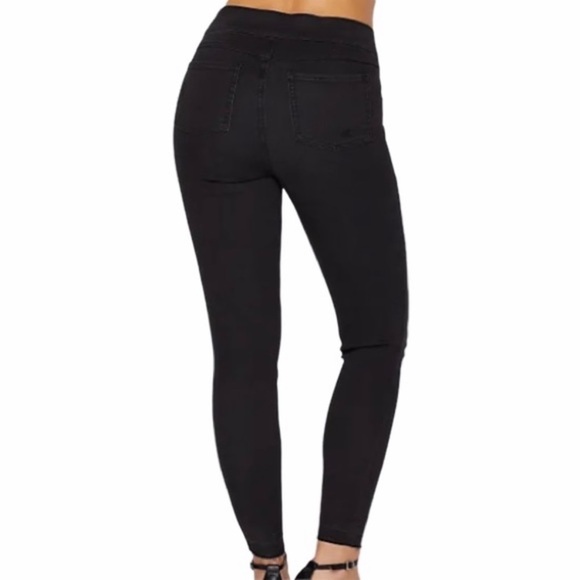 Spanx Pull On Distressed High Waist Jean Legging EUC - Picture 2 of 14